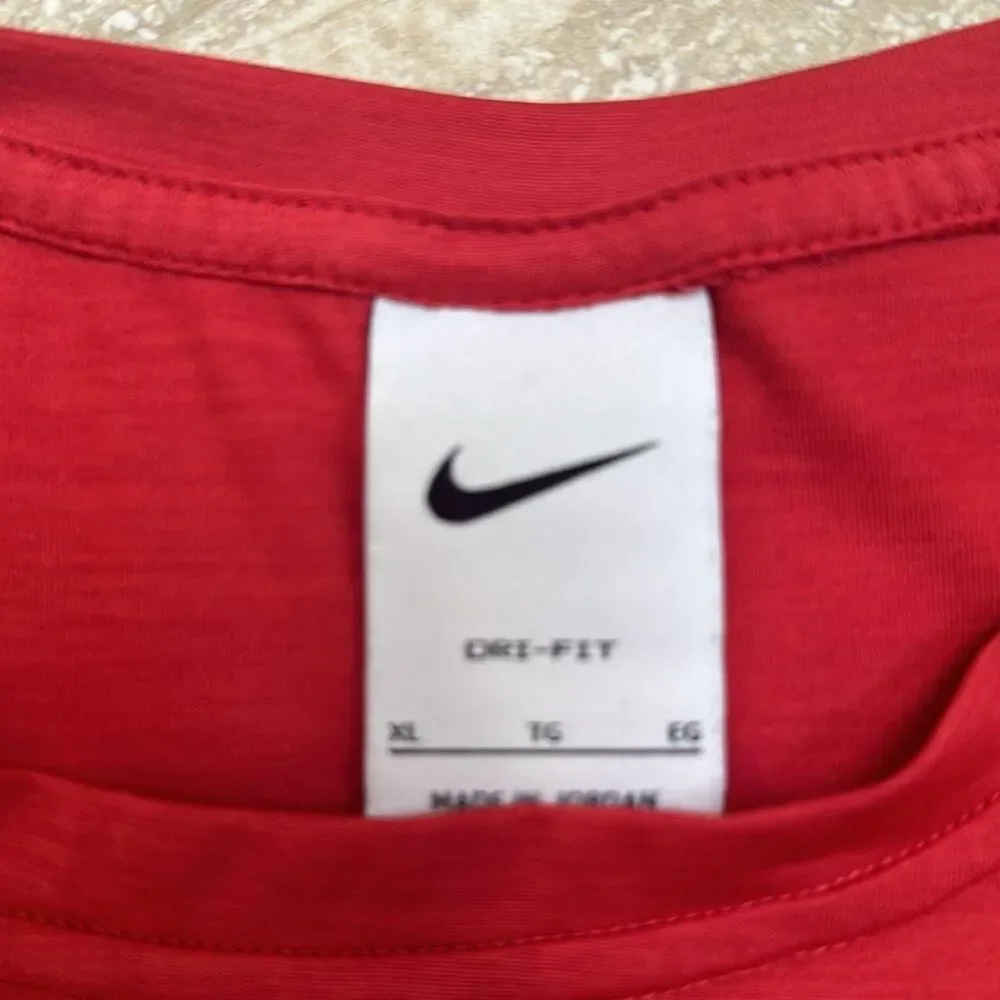 Nike Red and Black T-shirt